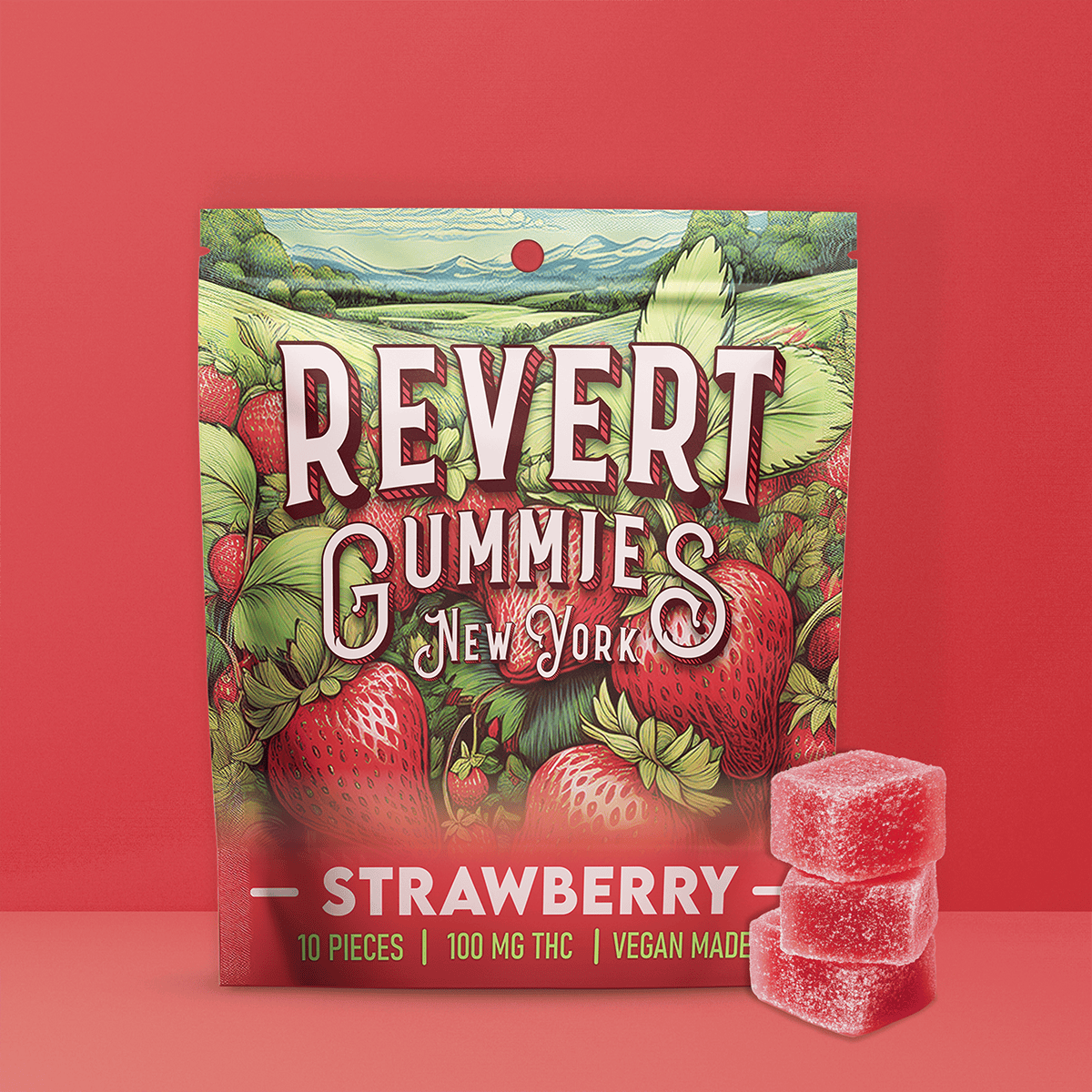 Revert Strawberry 100mg Gummy Pack