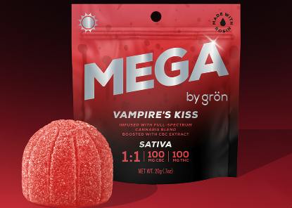 Grön | Vampire Kiss | 100mg | 10ct | 10mg/ea