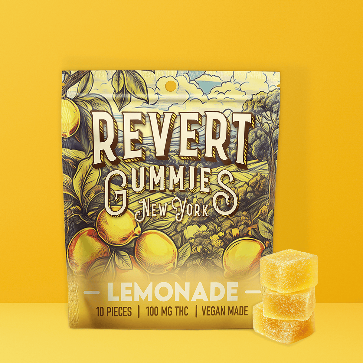 Revert Lemonade 100mg Gummy Pack