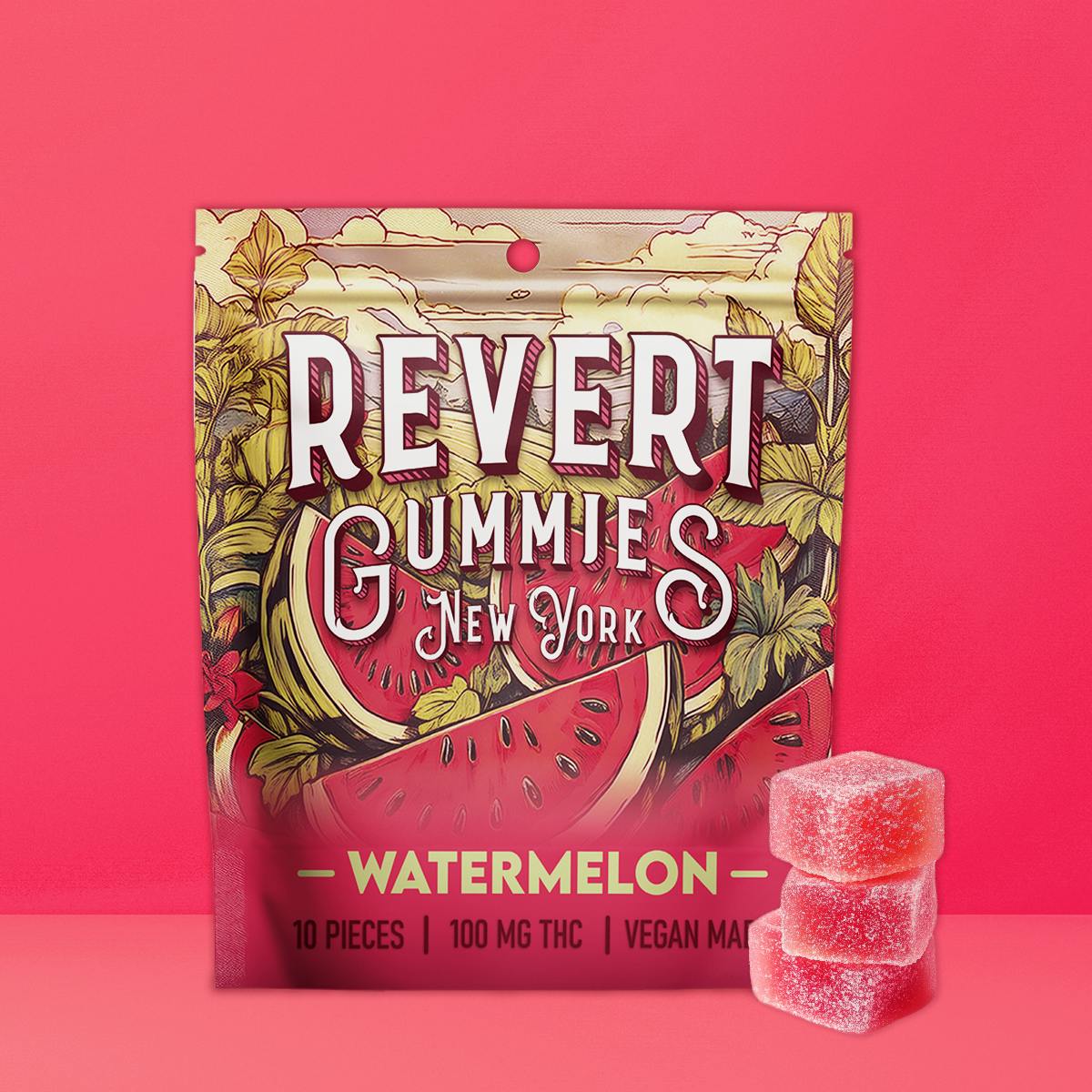 Revert Watermelon 100mg Gummy Pack