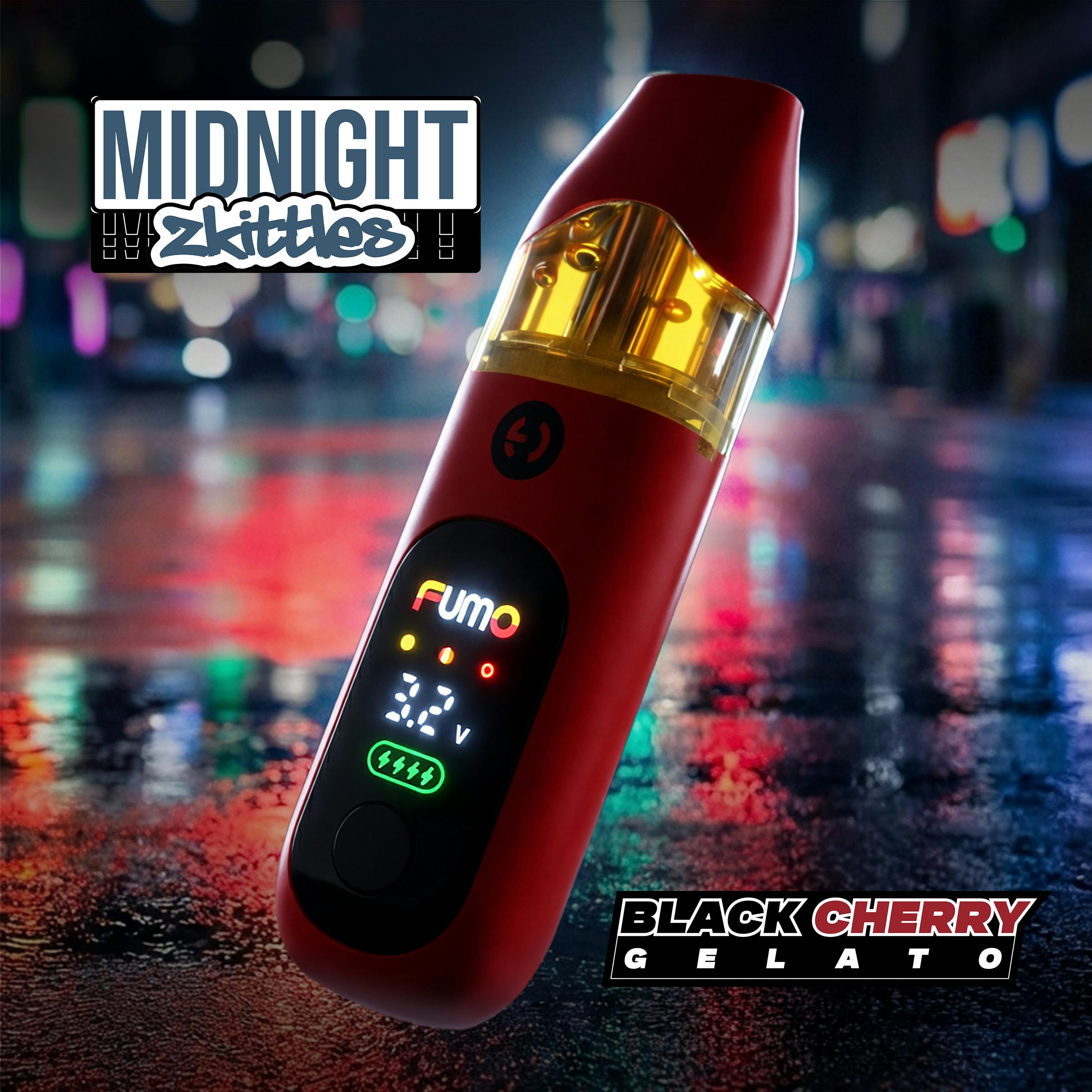 FUMO- MIDNIGHT ZKITTLES X BLACK CHERRY GELATO - Live Resin 1g - Fumo