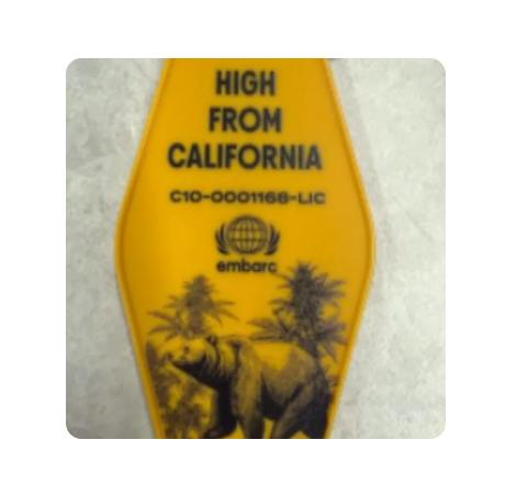 Embarc - Motel Keychain High From California - One Size