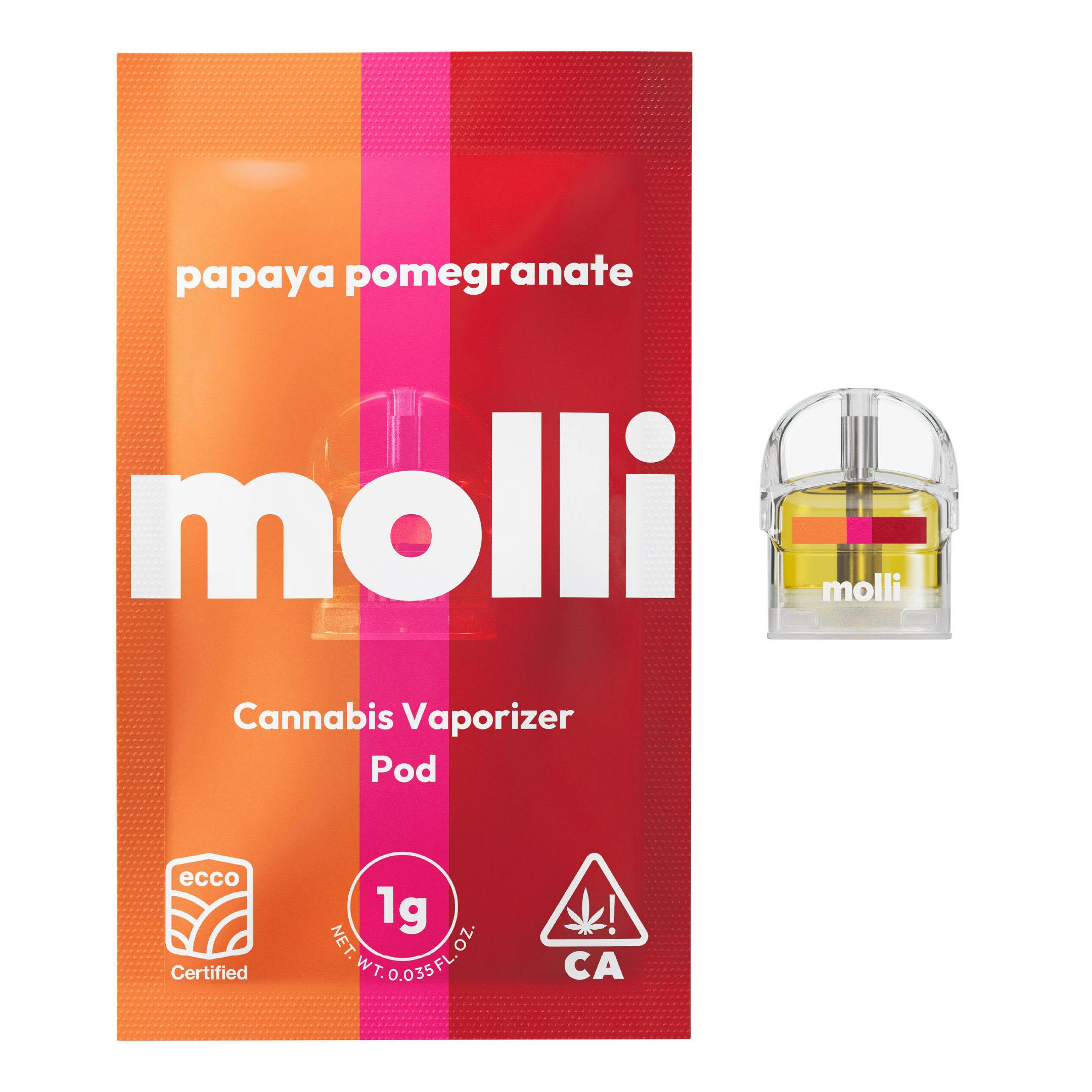 Molli — Papaya Pomegranate