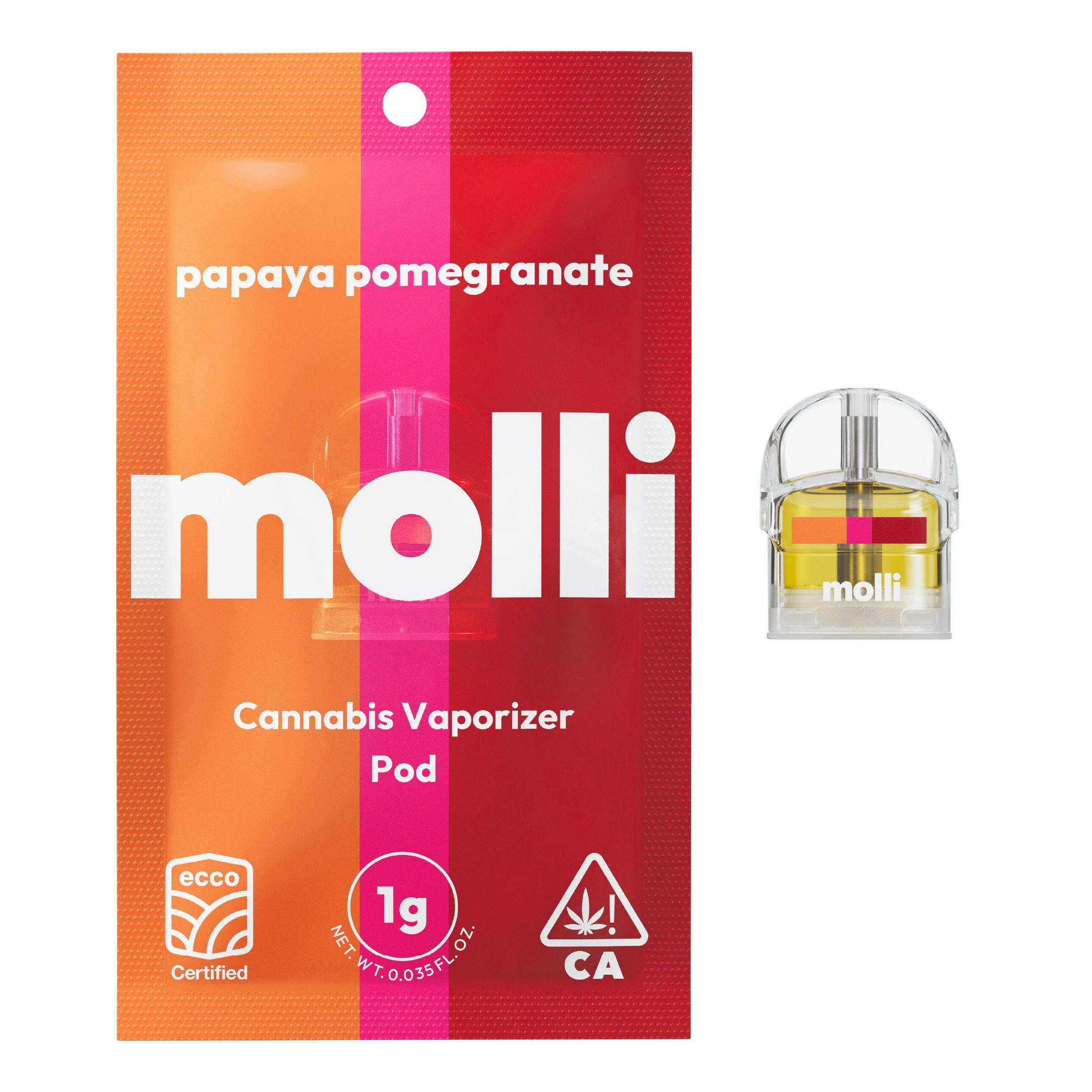 Molli: Papaya Pomegranate