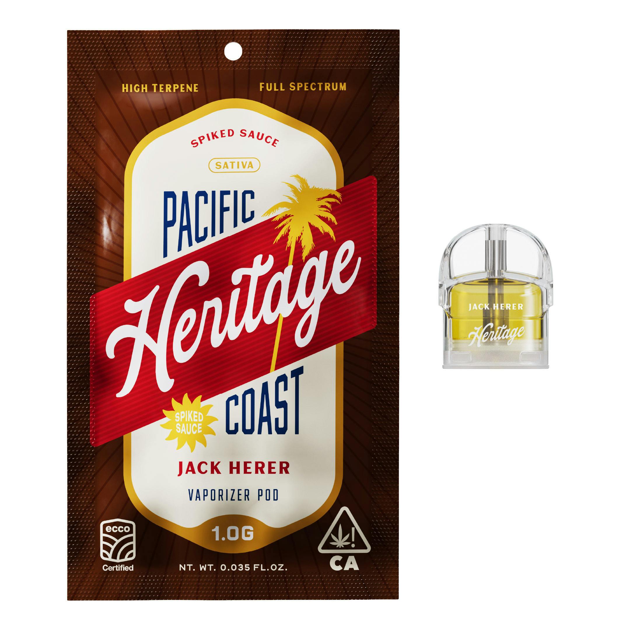 リニューアル濃度up⭐︎CRDP 1ml Jack Herer Pacific Coast Heritage Spiked Sauce Vaporizer | Jack Herer | 1g