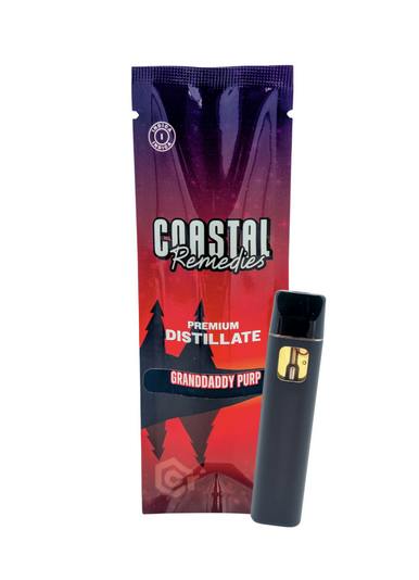 Grandaddy Purple | 1g Distillate Disposable | Coastal Remedies by Coastal Remedies