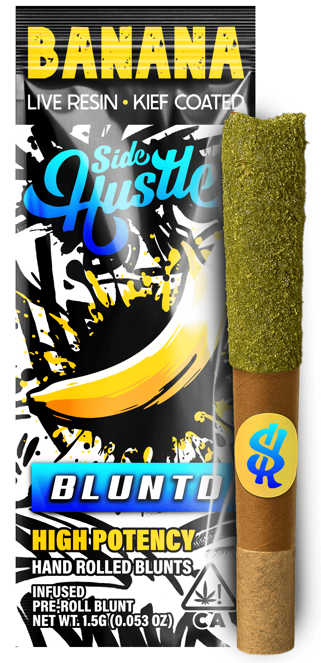 Side Hustle: Banana Hand Rolled Blunt