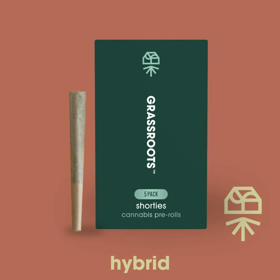 Atomic Breath - Shorties 5pk Pre-Rolls by Grassroots
