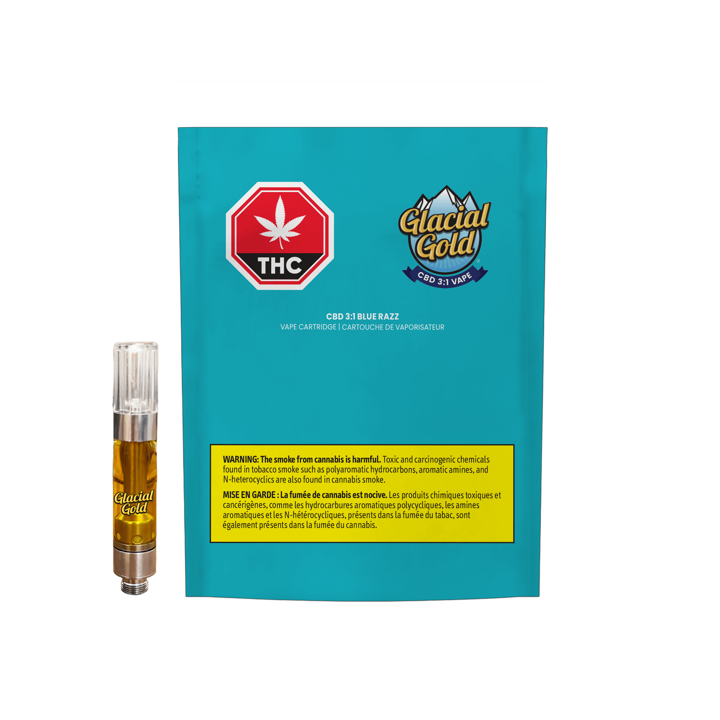 CBD 3:1 Blue Razz | 1g Vape Cartridge