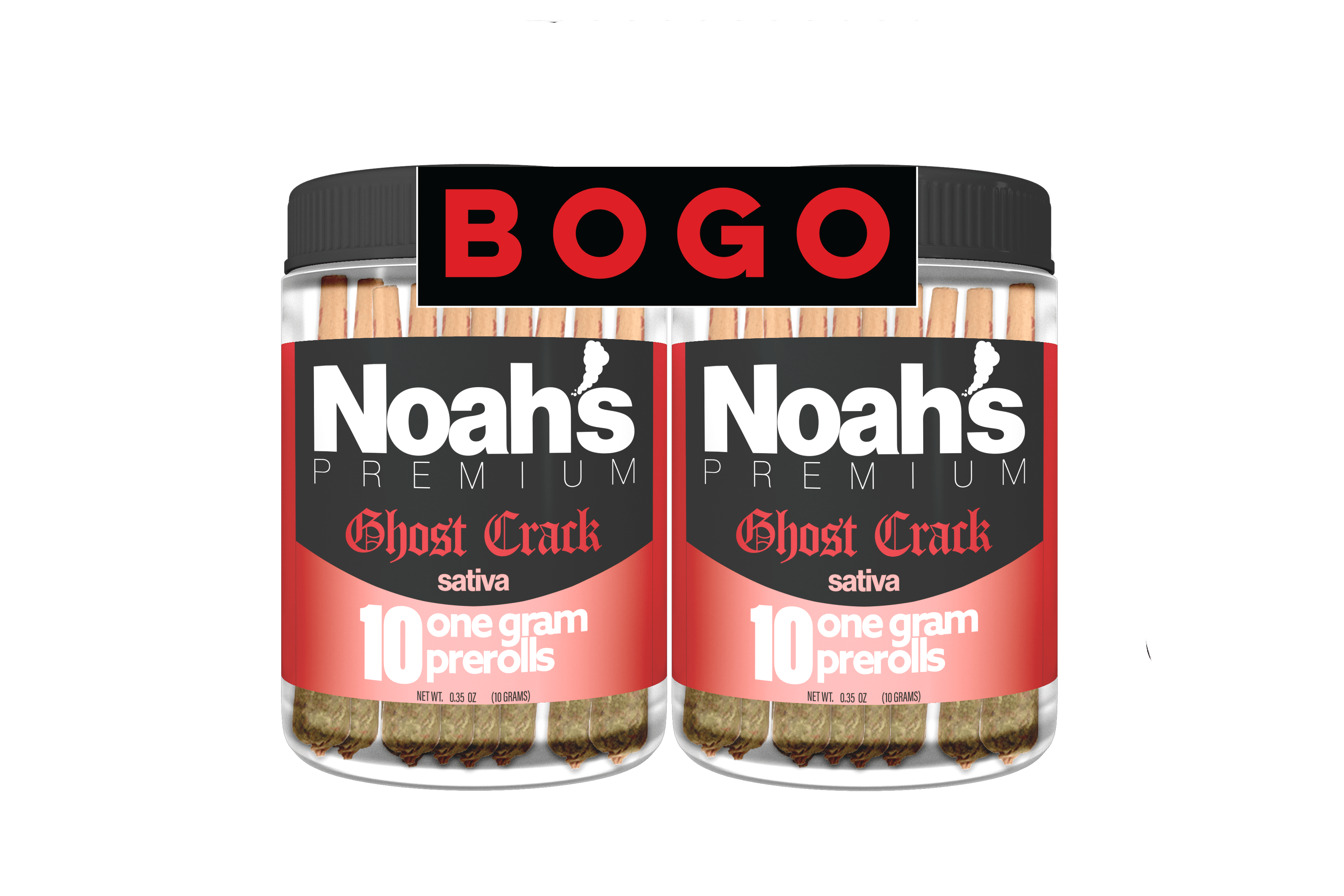 Noah's Premium | BOGO Ghost Crack | Joint | 1g each | 20pk