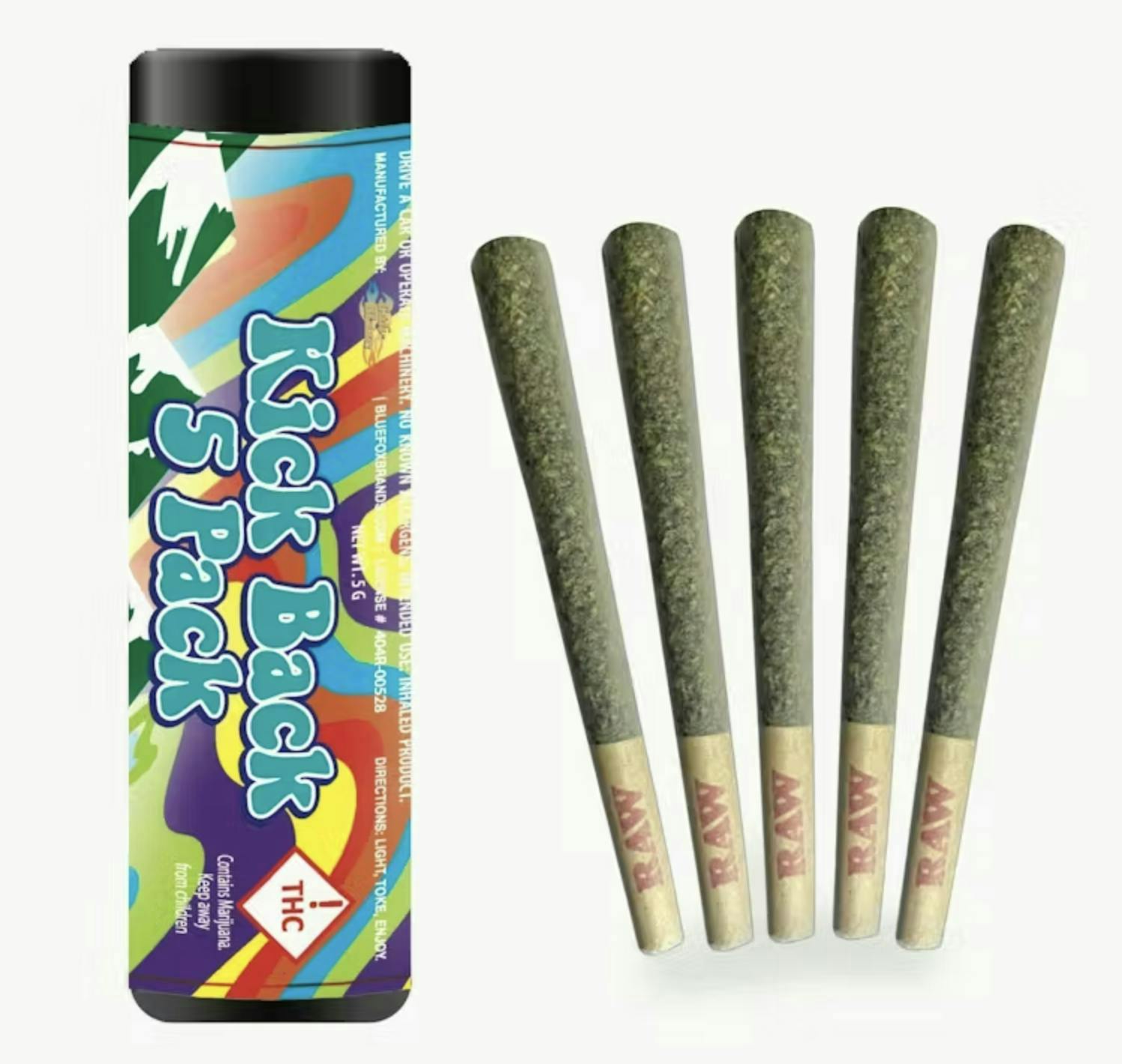 Kick Back | Race Fuel OG | Joints | 1g ea | 5pk