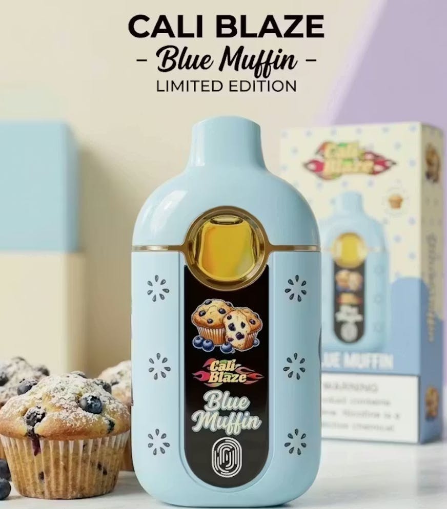 Cali-Blaze | Blue Muffin | Limitless Live Resin Disposable | 3g by Cali-Blaze