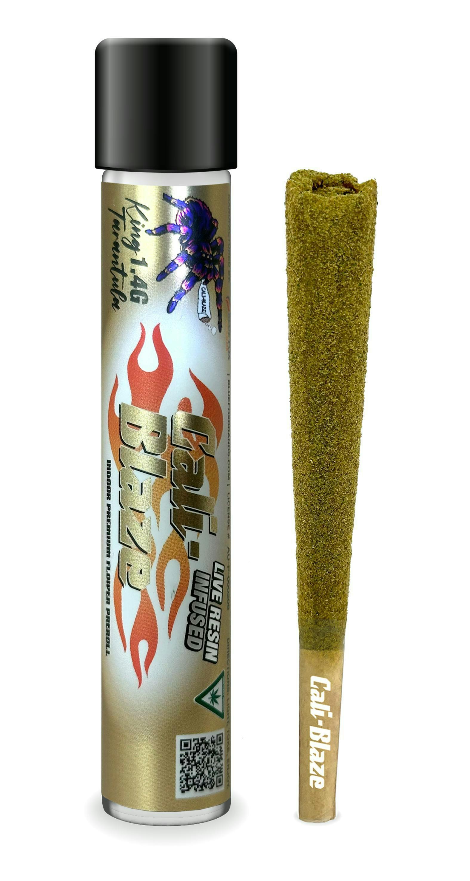 Cali-Blaze | Grand Daddy Purp | King Tarantula Infused Joint | 1.4g by Cali-Blaze