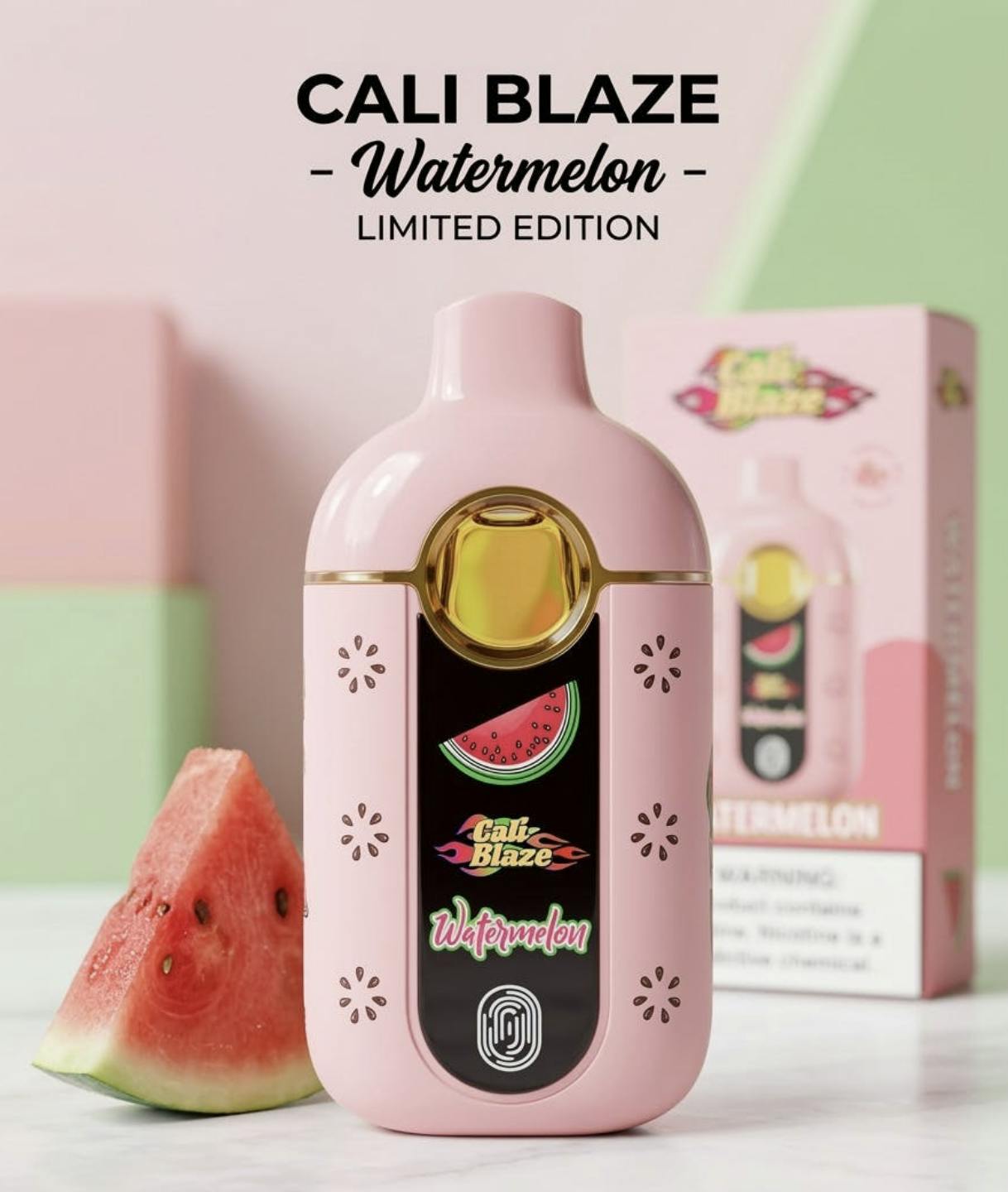 Cali-Blaze | Watermelon | Limitless Live Resin Disposable | 3g by Cali-Blaze