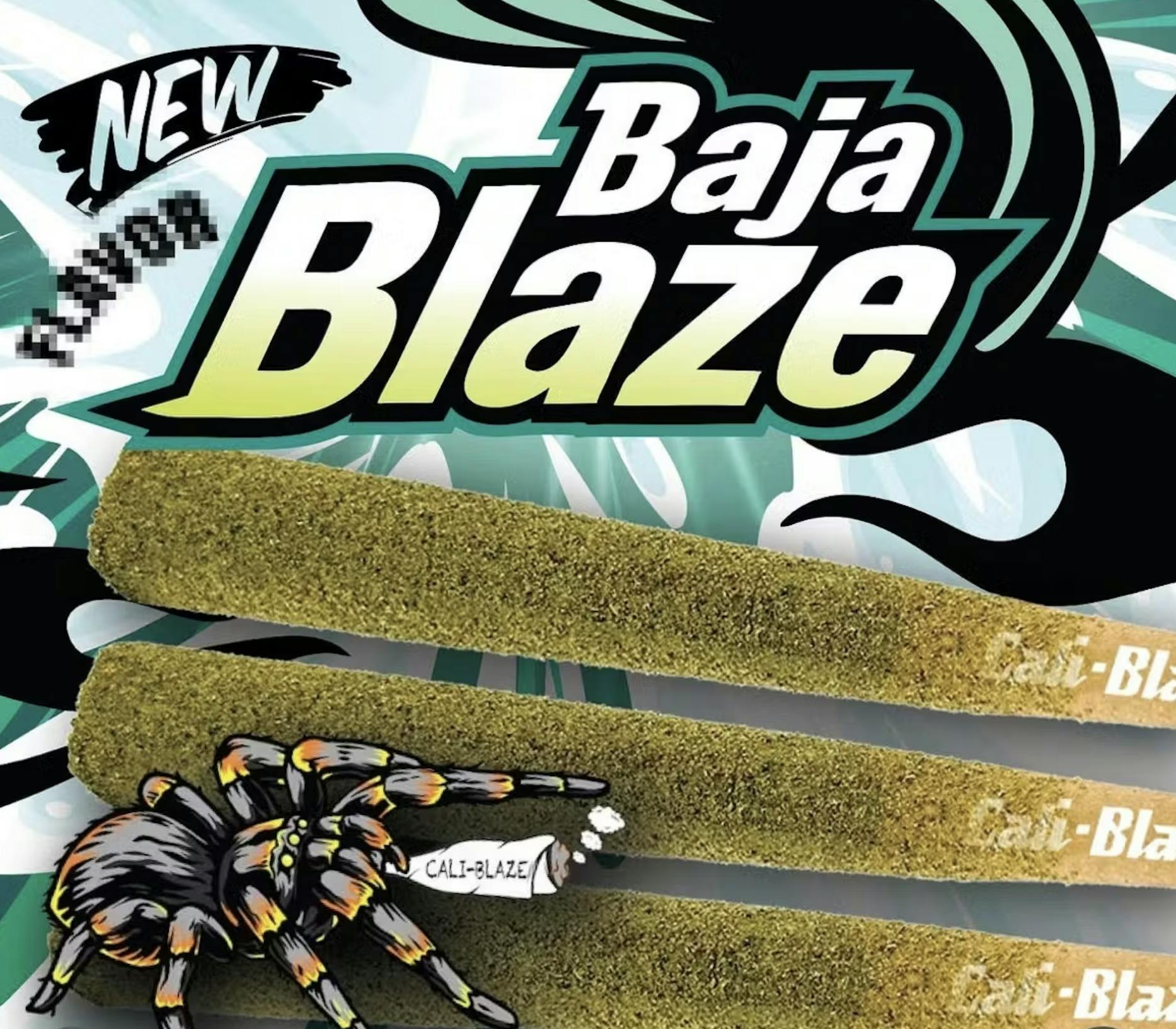 Cali-Blaze | Baja Blaze | Tarantula Infused Joints | 1g each | 3pk