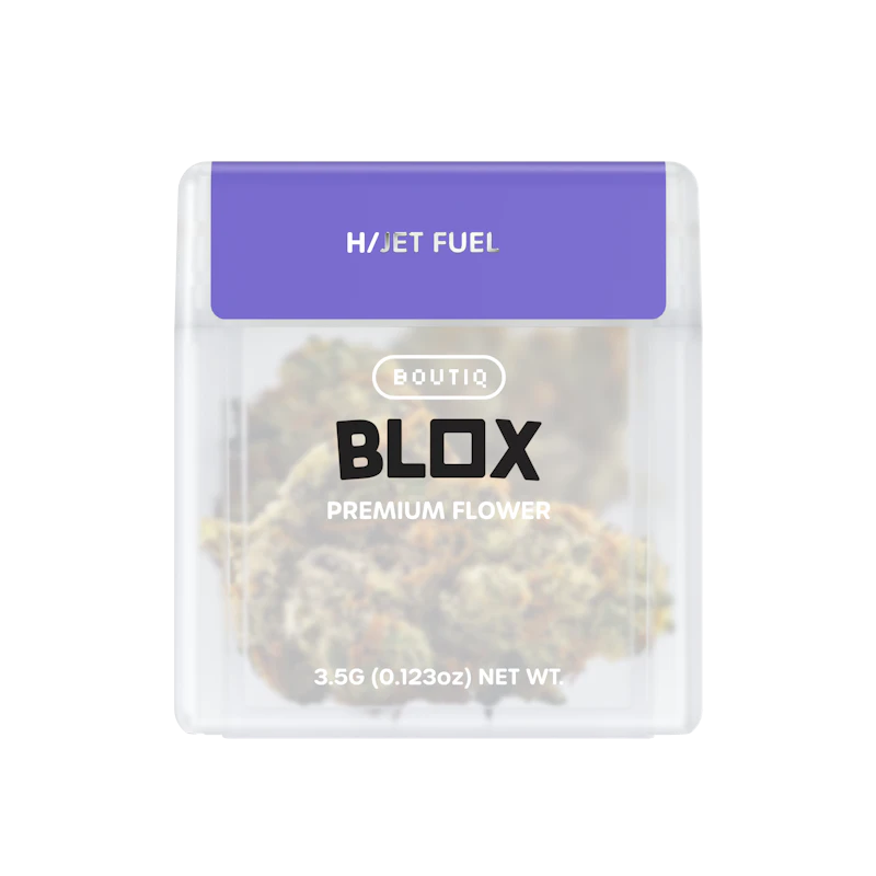 Boutiq Jet Fuel · Premium Indoor Flower · Hybrid · 3.5g, Flower