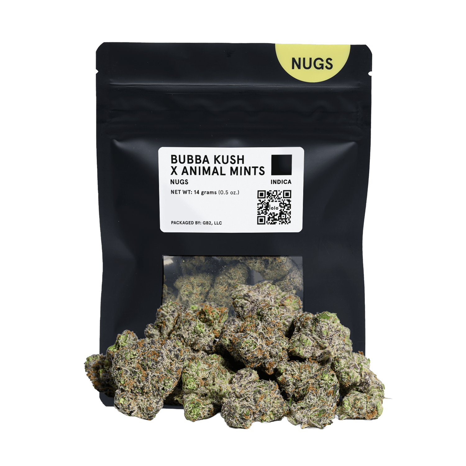 Bubba Kush + Animal Mints | Indoor Buds | 14g by lolo