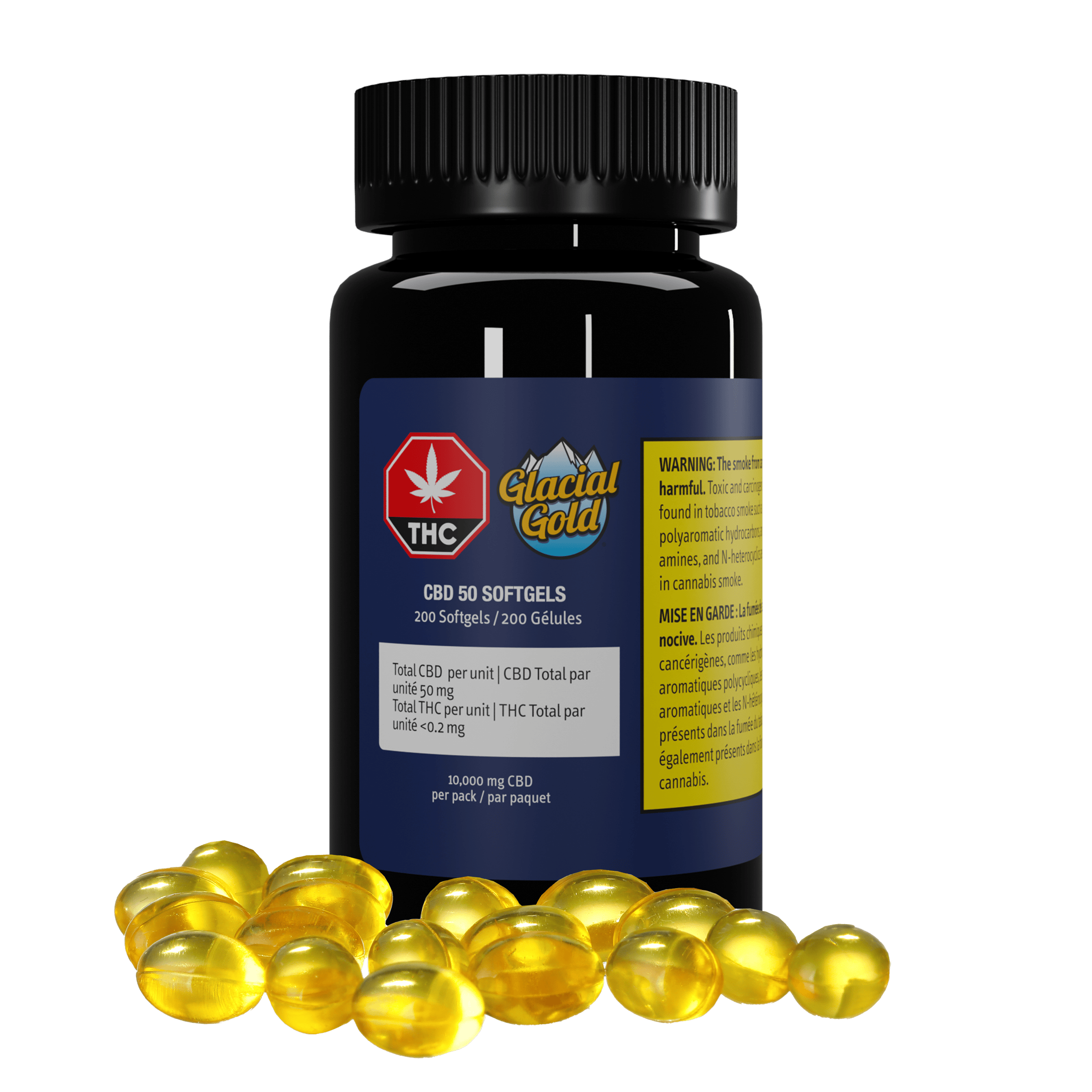 CBD 50 Softgels | 200-pack (10,000mg CBD)