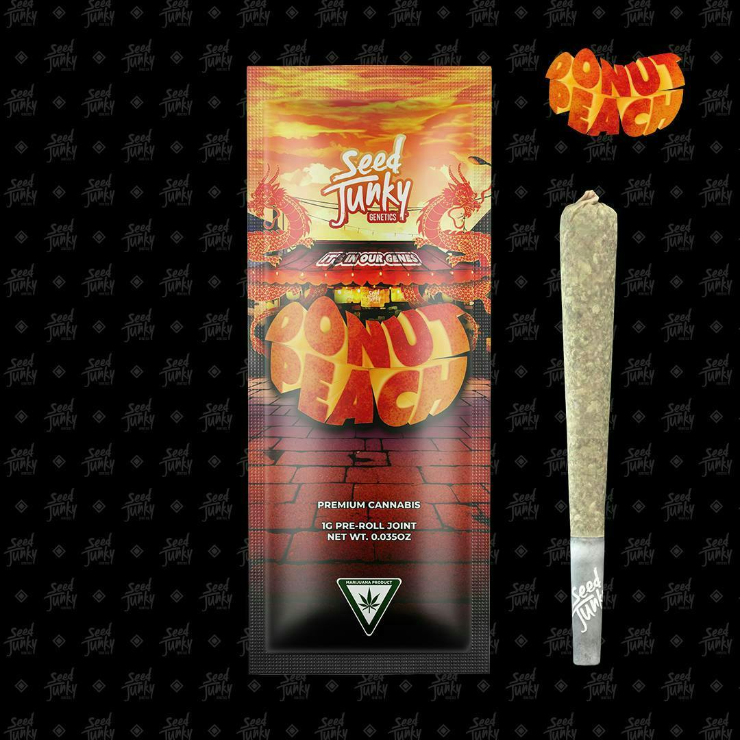 Donut Peach | Joint | 1g by Seed Junky