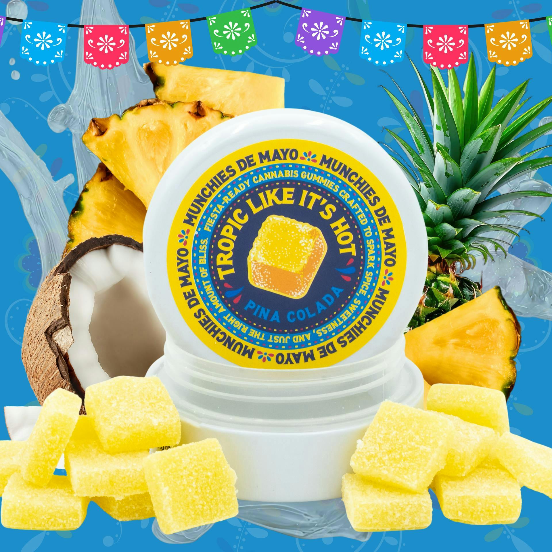 Munchies de Mayo | Tropic Like It's Hot Gummies | 300mg | 15ct | 20mg/ea by North Star Specials
