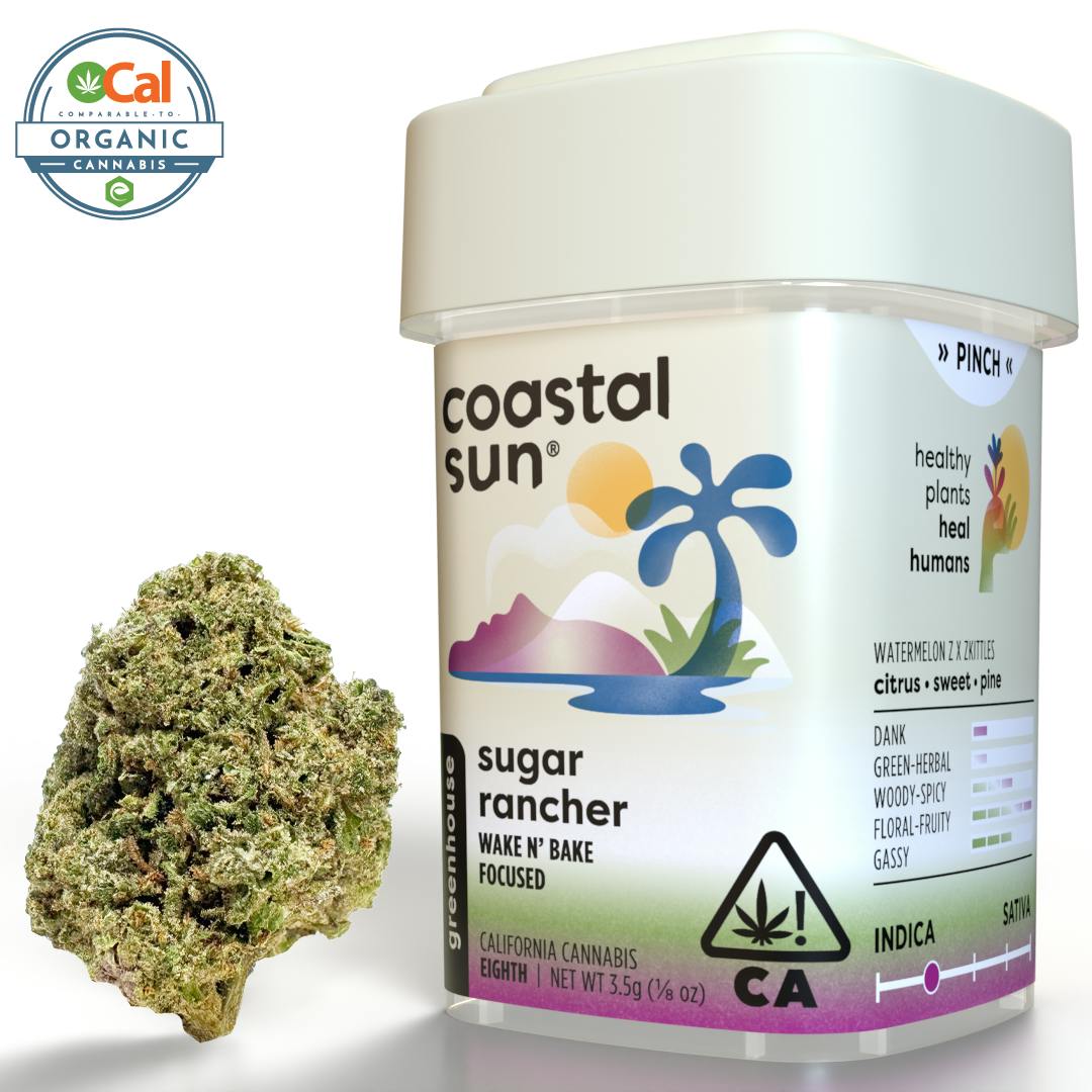 Coastal Sun: Sugar Rancher Greenhouse Flower 3.5g