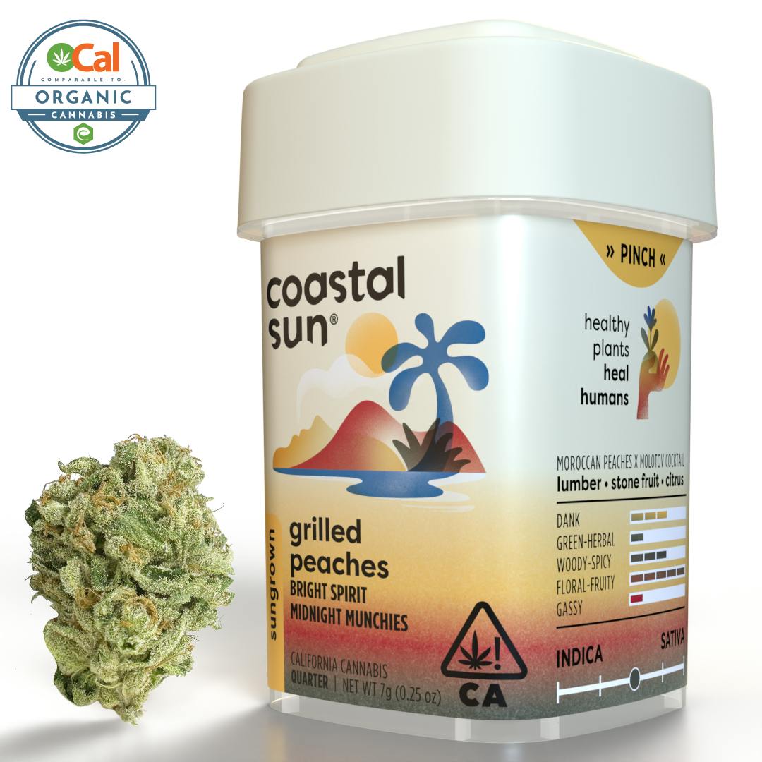Coastal Sun: Grilled Peaches