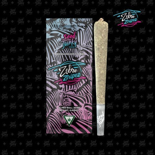 Zebra Ztripez | Joint | 1g by Seed Junky