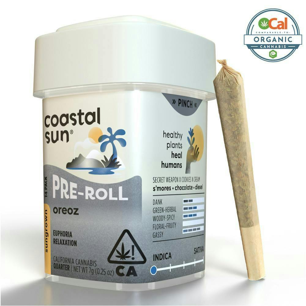 Coastal Sun | Cream Cookiez | Mini Joints | 0.5g | 14pk
