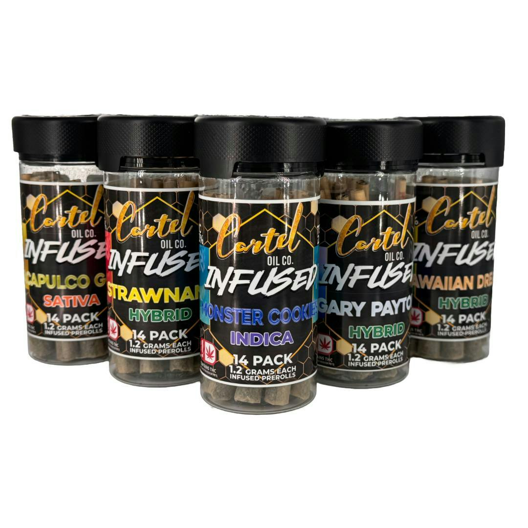 Cartel Oil Co | Jungle Juice | Infused Joints | 1.2g each | 14pk