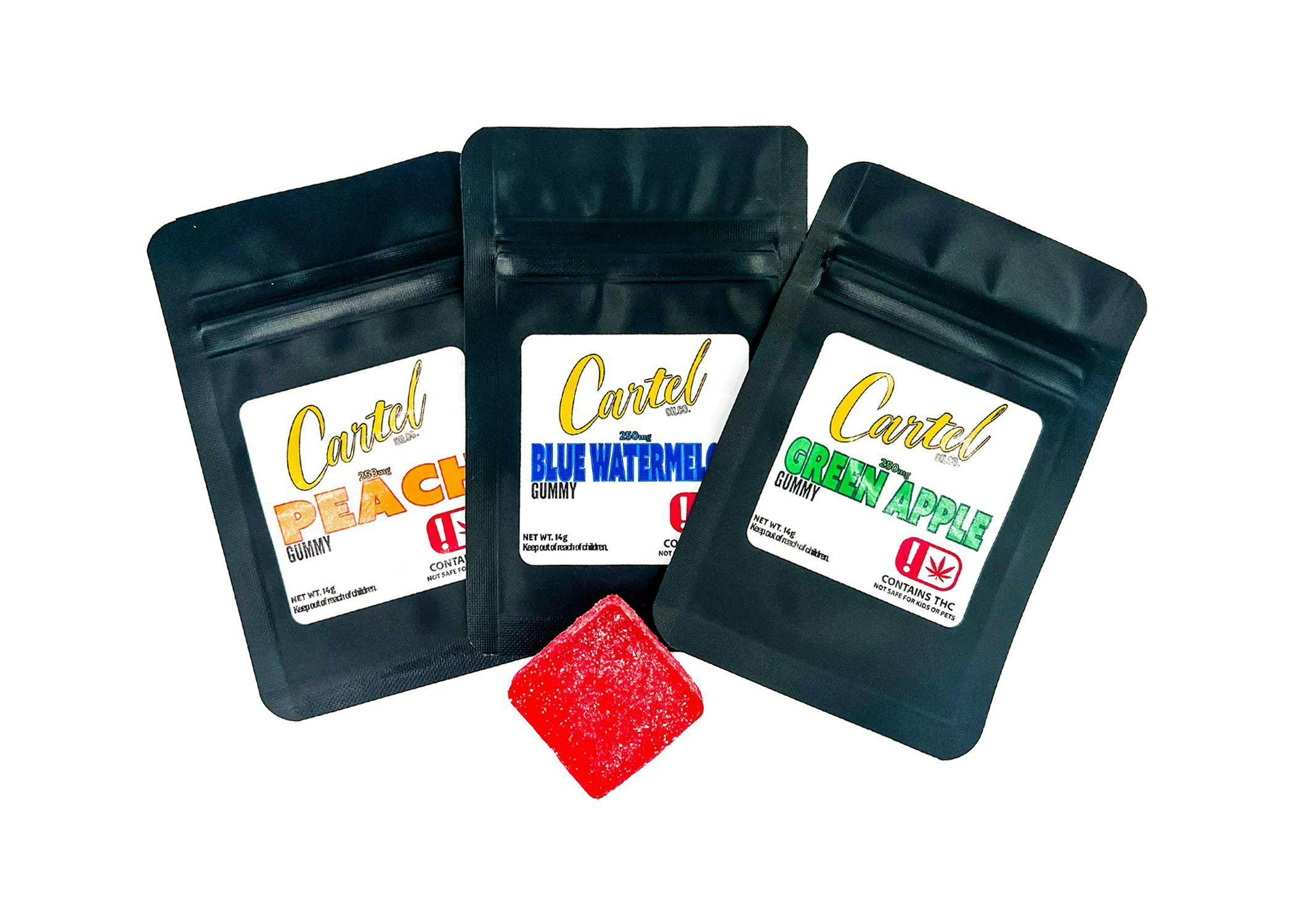 Cartel Oil Co | Green Apple Gummy | 250mg | Single
