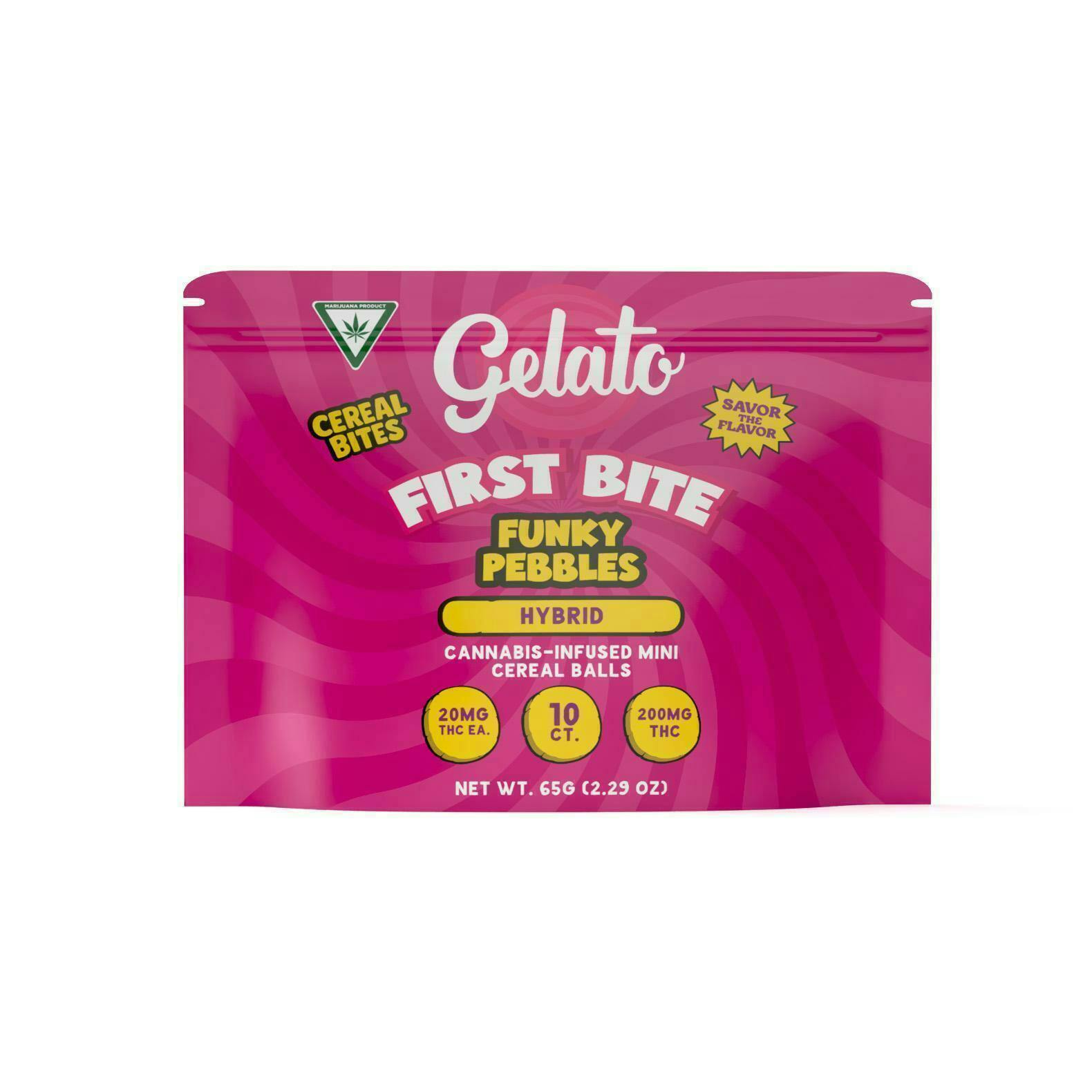 Gelato | Funky Pebbles Cereal Bites | 200mg | 10pk | 20mg/ea by Gelato