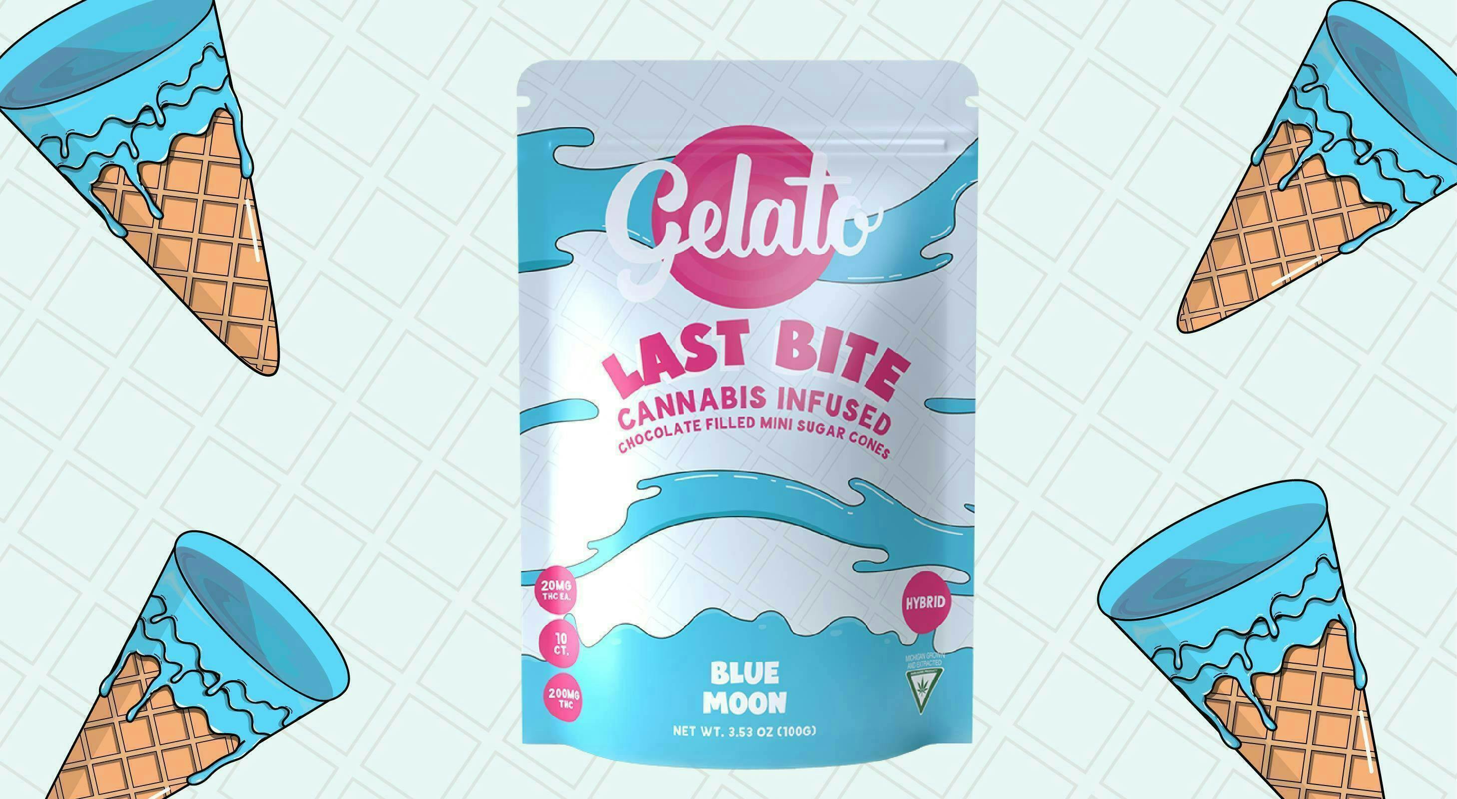 Gelato | Blue Moon Mini Cones | 200mg | 10pk | 20mg/ea by Gelato
