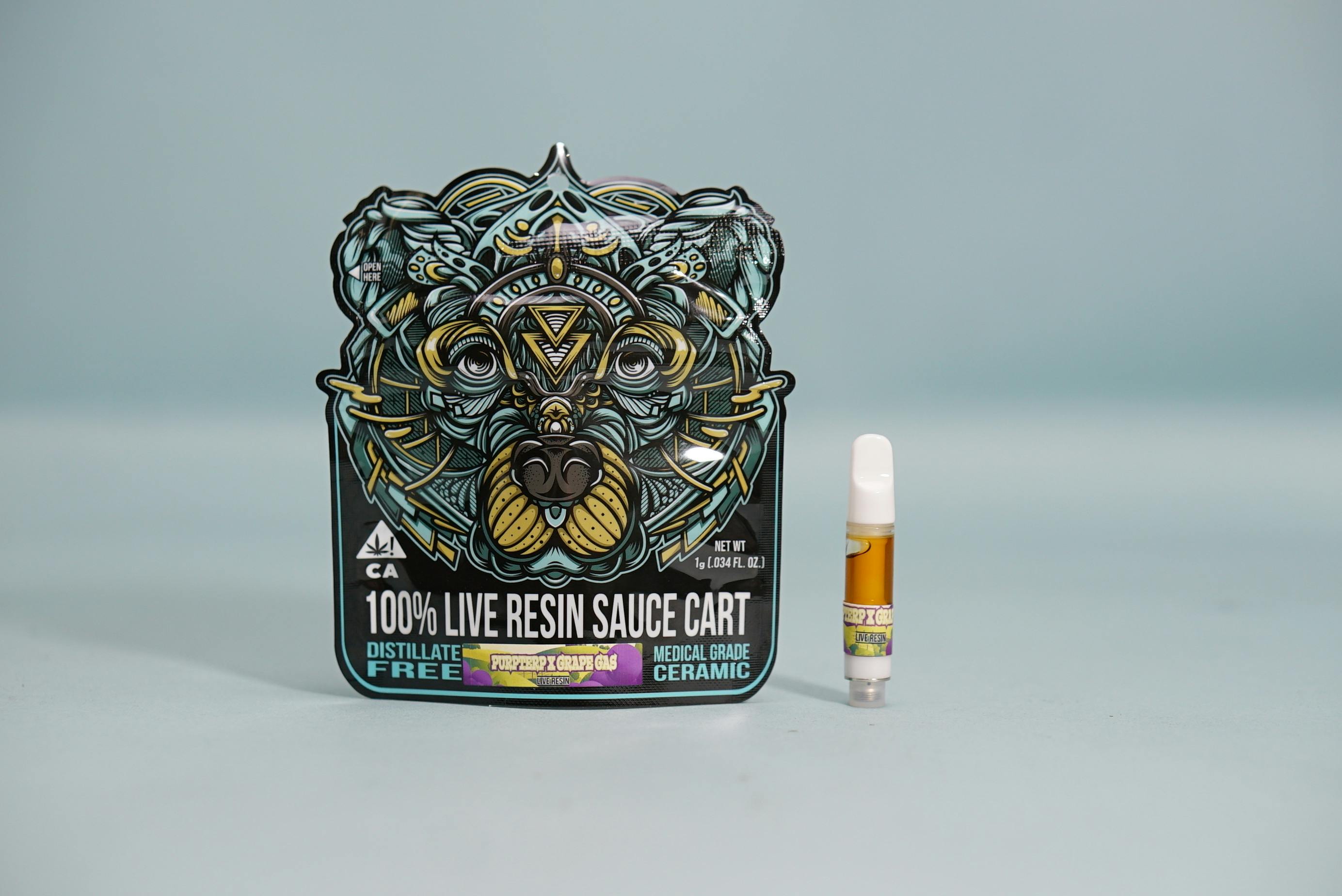 Bear Labs: Purp Terp X Grape Gas - 510 Threaded
