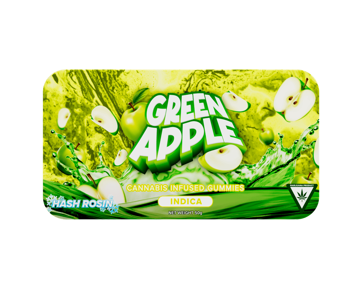 Green Apple Gummies | 200mg | 10ct | 20mg/ea by Muha Meds