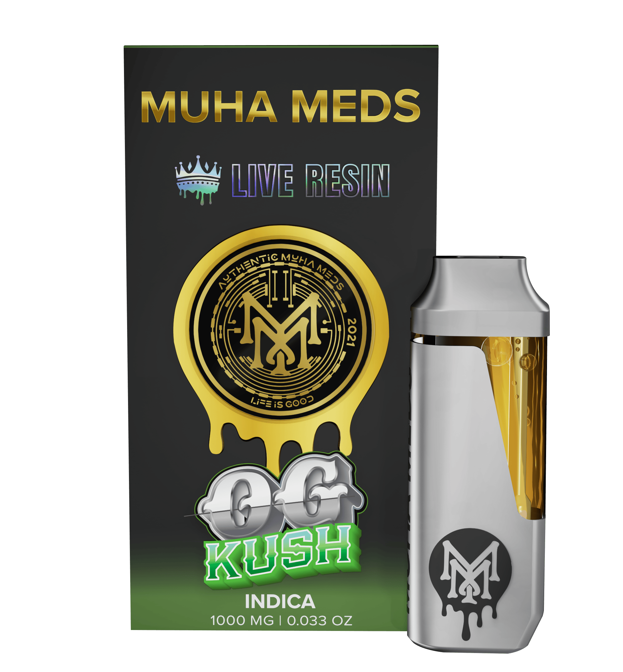 OG Kush | Live Resin Disposable | 1g by Muha Meds