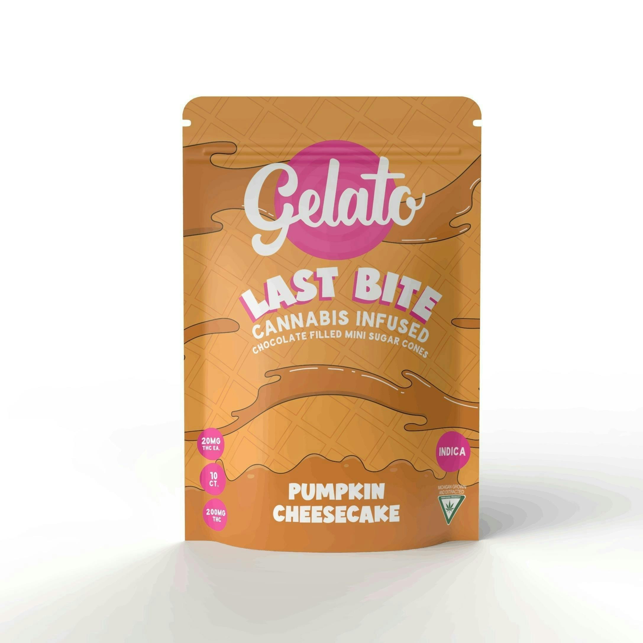 Gelato | Pumpkin Cheesecake Mini Cones | 200mg | 10ct | 20mg/ea by Gelato