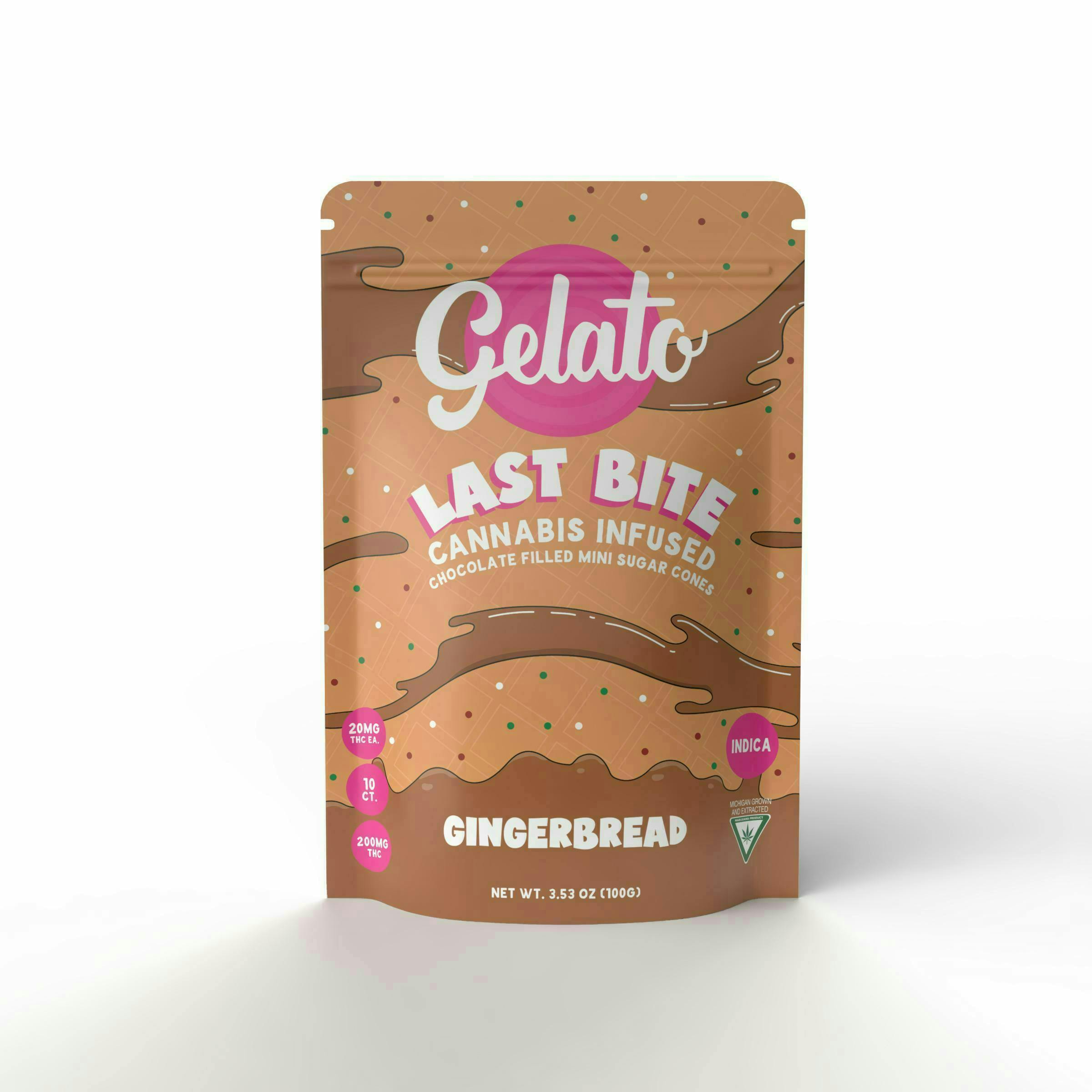 Gelato | Gingerbread | 200mg | 10pk | 20mg/ea by Gelato