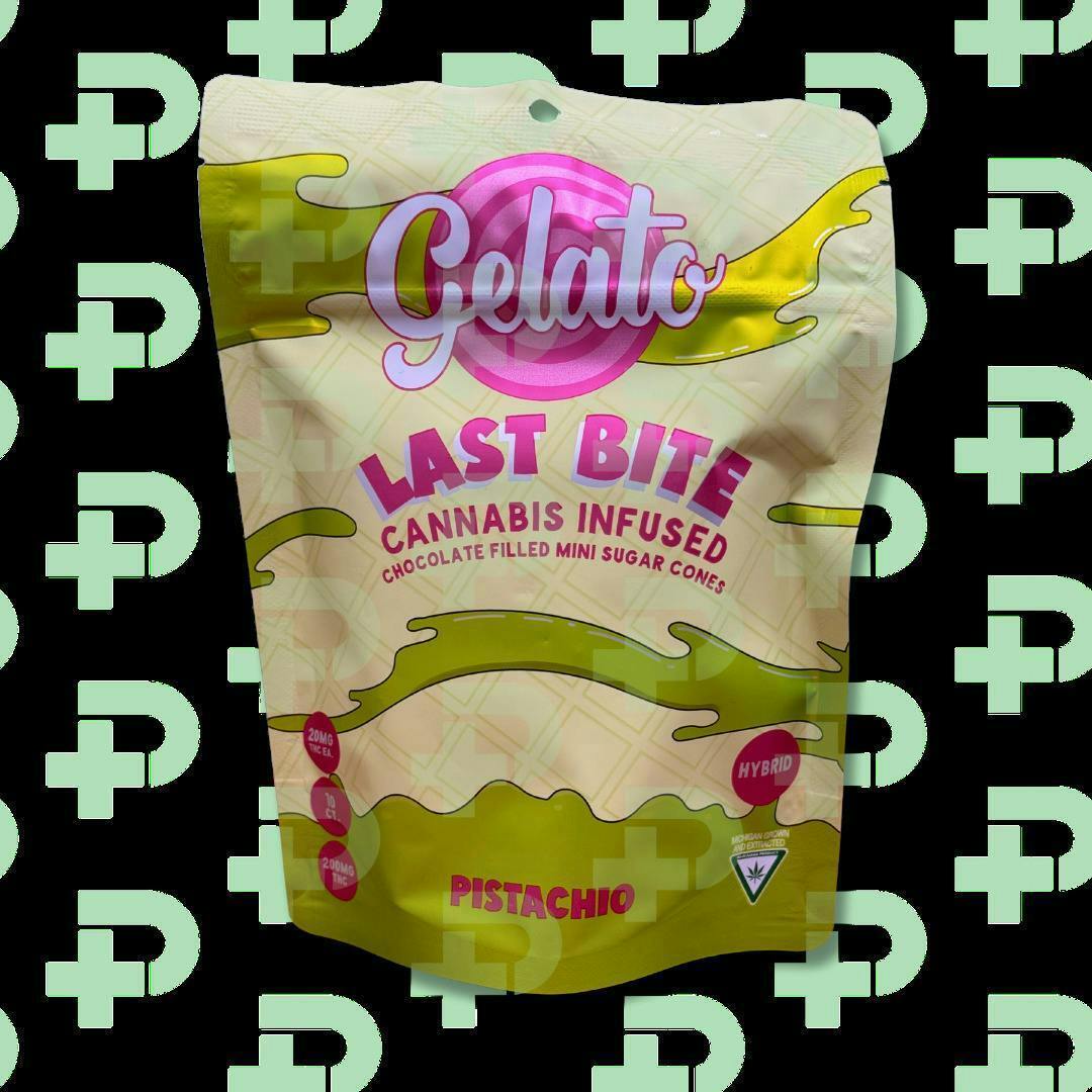Gelato | Pistachio Mini Cones | 200mg | 10ct | 20mg/ea