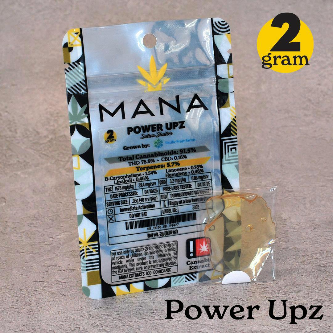 power upz | Solvent | Shatter | 2g