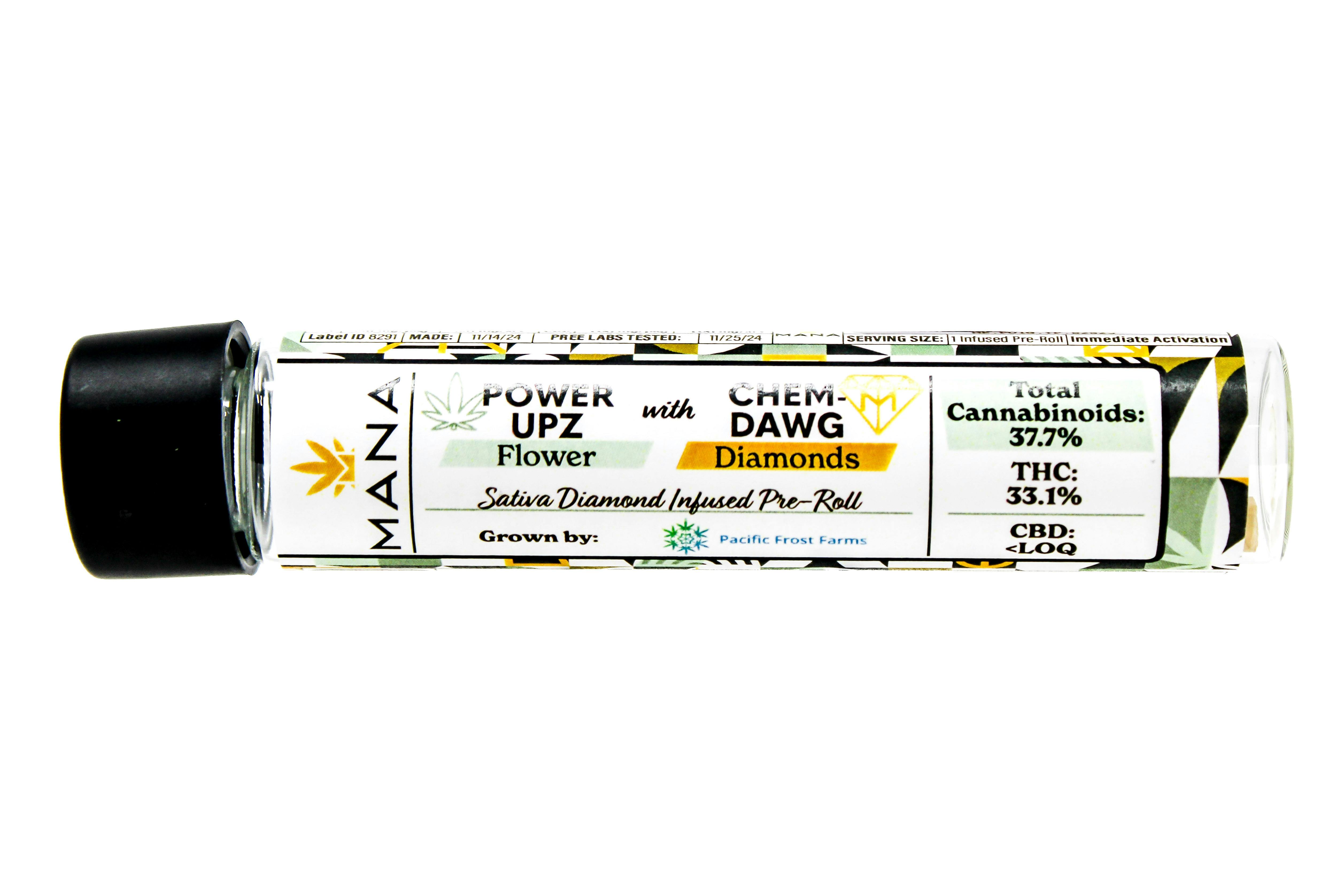 Power Upz x Chemdawg: Infused Joints - 1g