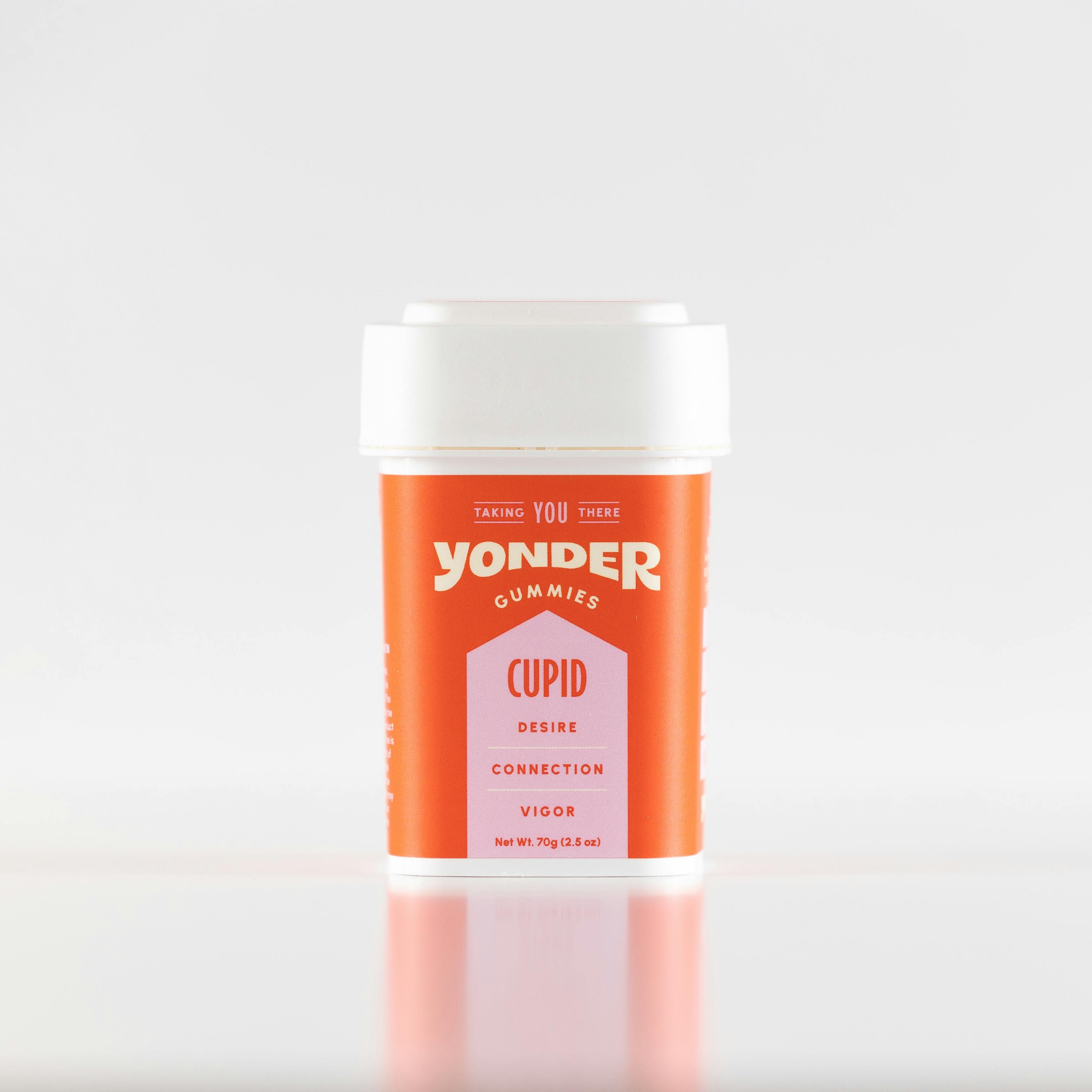 Yonder | Cupid | Strawberry Gummies | 500 mg | 10 Pack | 50mg/ea by Yonder