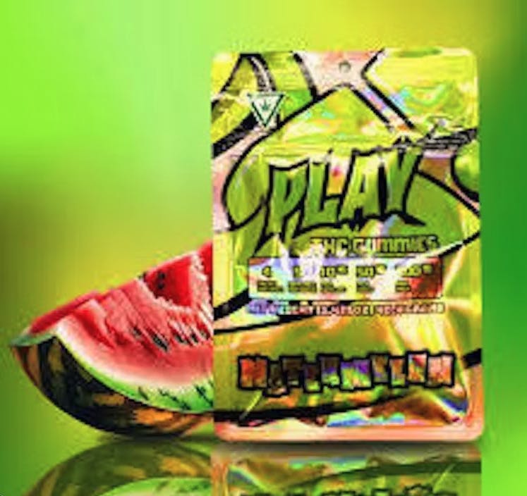Play By Rkive | Watermelon | Gummies | 200mg | 4pk | 50mg/ea