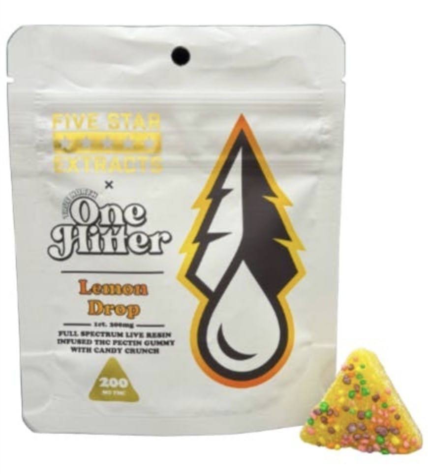 True North | One Hitter | Lemon Drop Live Gummies | 200mg | Single by True North Collective MI