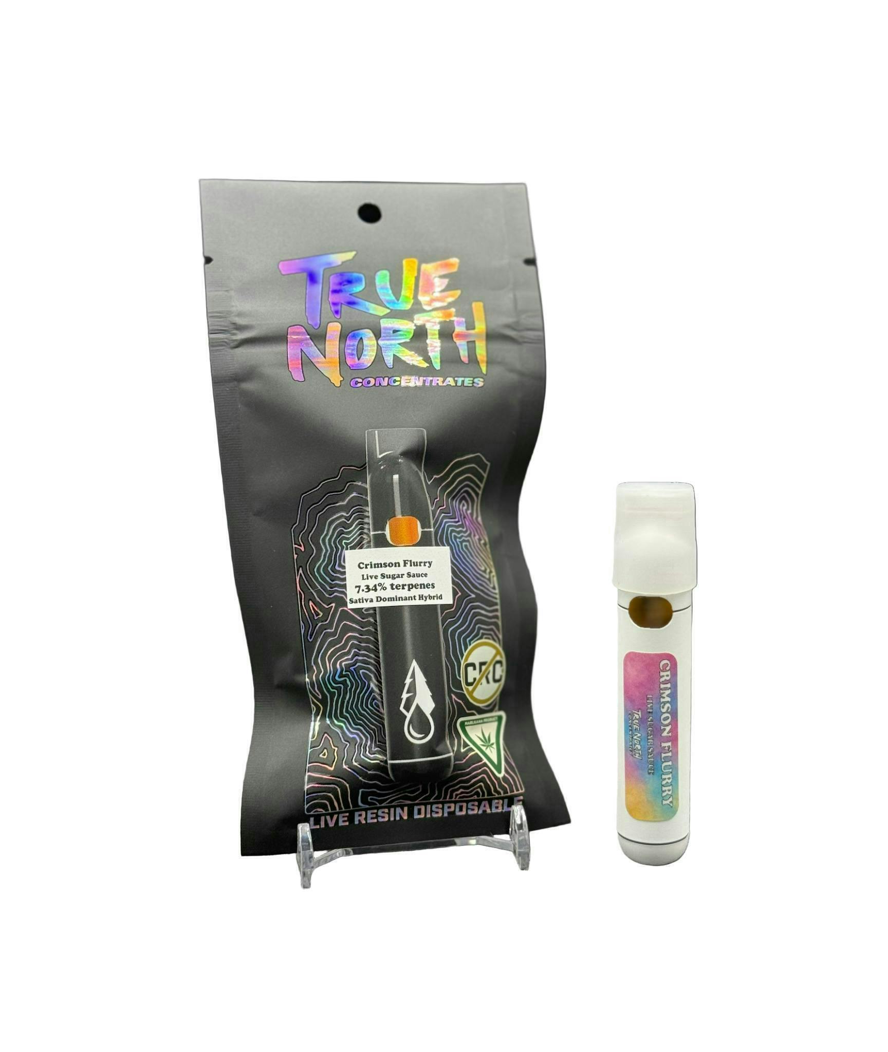 True North Collective | Crimson Flurry | Live Sugar Sauce Disposable | 1g by True North Collective MI