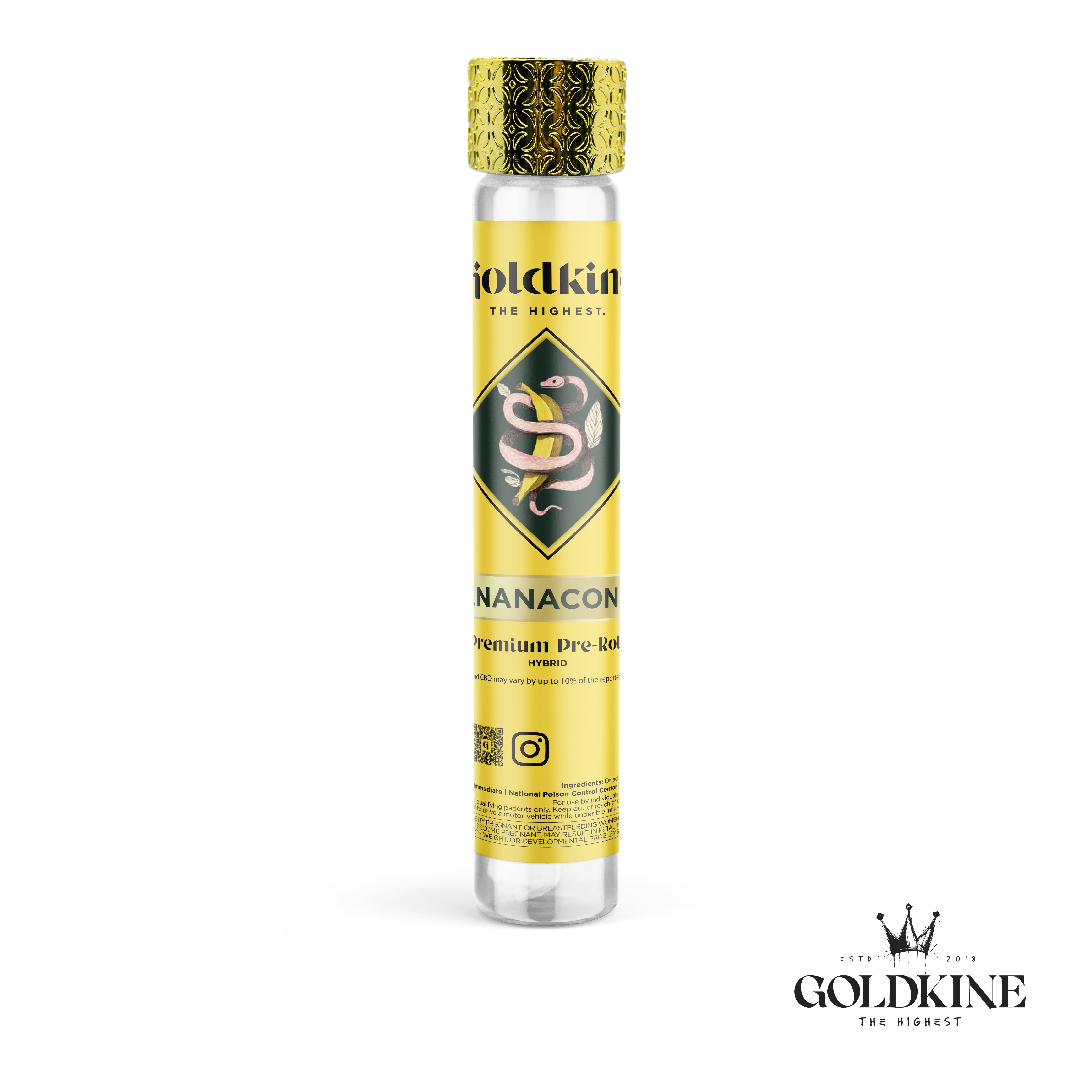 Goldkine Classic Pre Roll 1G | Bananaconda