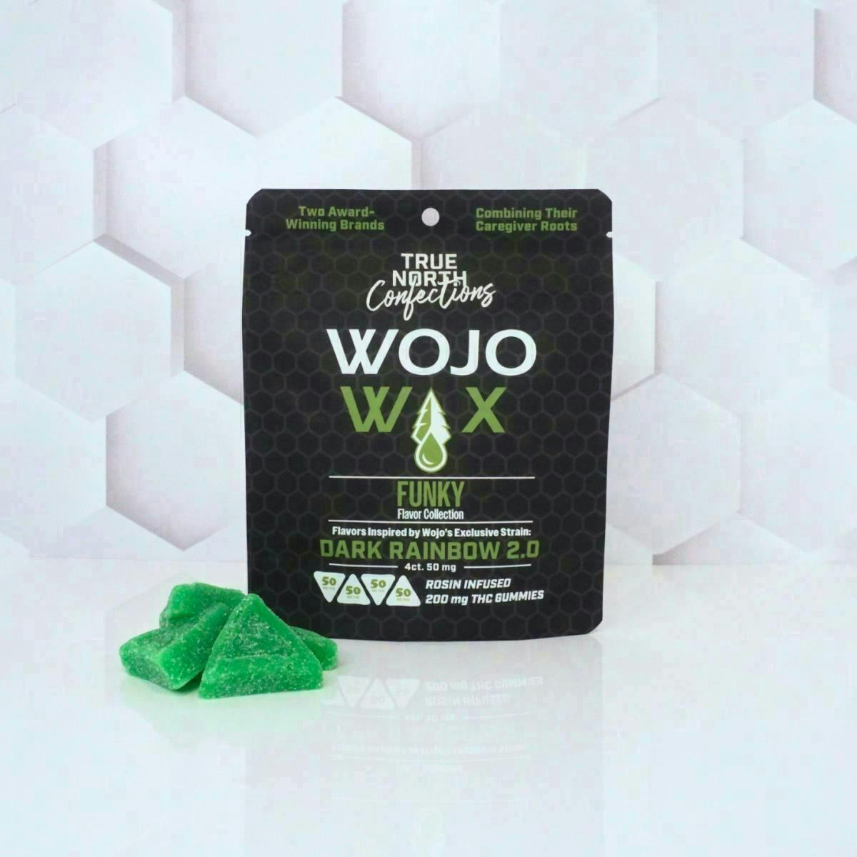 True North x WOJO | Dark Rainbow 2.0 Rosin Gummies | 200mg | 4ct | 50mg/ea by True North Collective MI