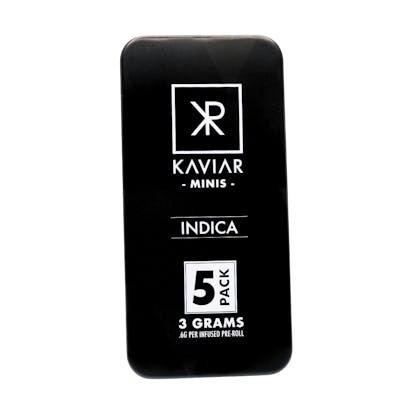 Kaviar | Indica | Infused Joints | 0.6g each | 5pk