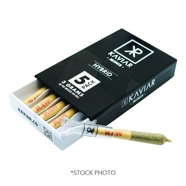 Kaviar | Hybrid | Infused Joints | 0.6g each | 5pk
