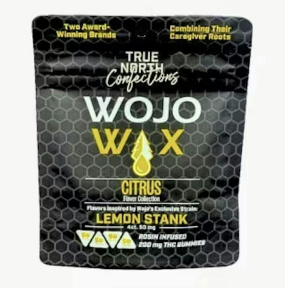 True North x WOJO | Lemon Stank Rosin Gummies | 200mg | 4ct | 50mg/ea