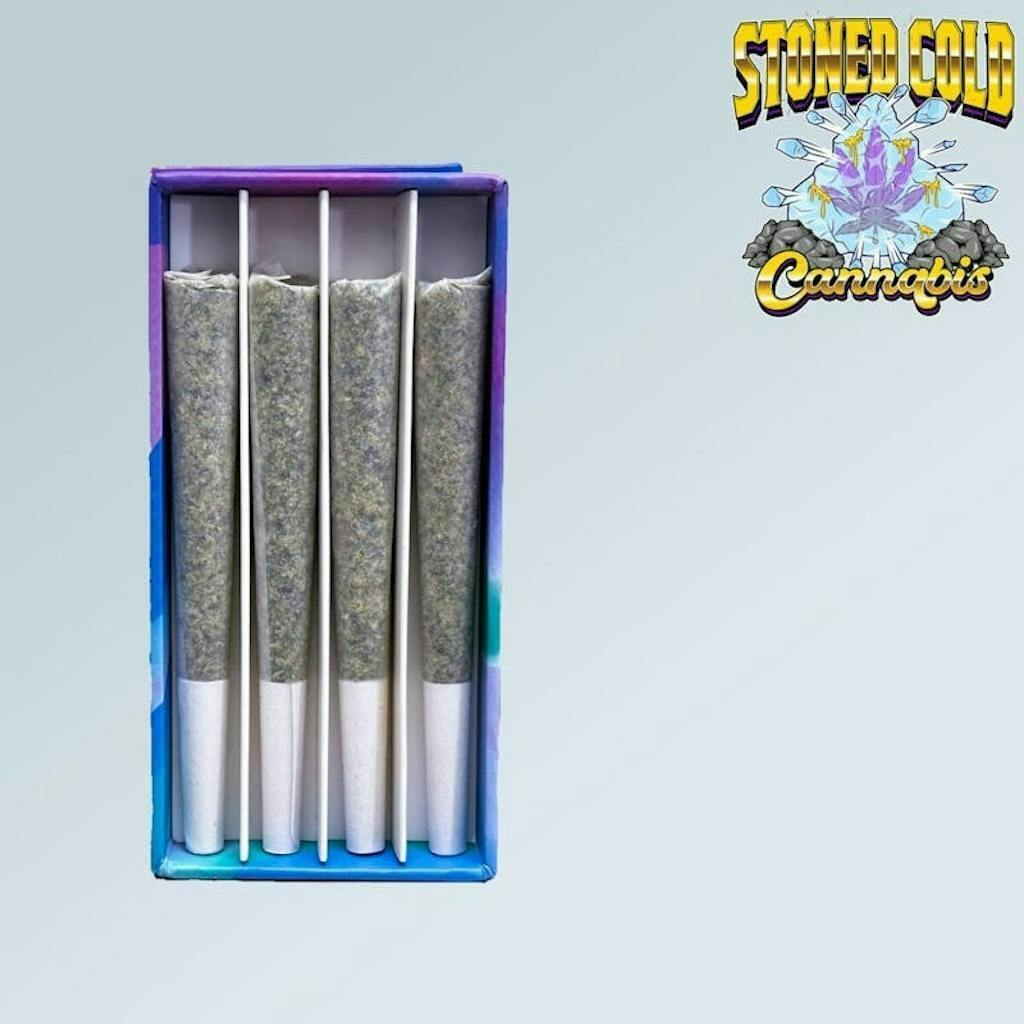 Guava Bars x Snorlax | Infused Joints | 0.5g each | 4pk by Stoned Cold Cannabis